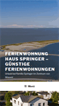 Mobile Screenshot of buesum-ferienwohnung-springer.de